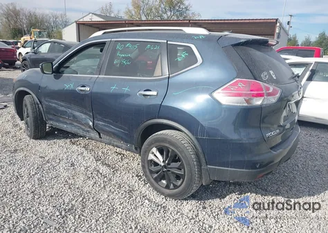 2016 Nissan Rogue Sv из США, поврежденный, VIN KNMAT2MV0GP681324